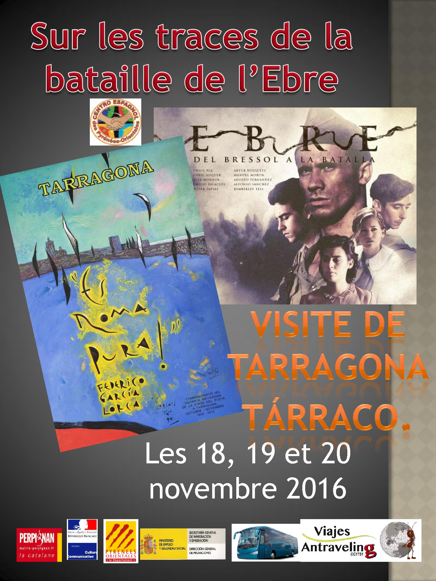 affiche Bataille et Tarragona 6 ex